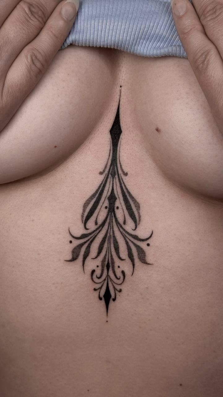 Fine line tattoo